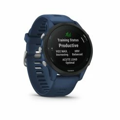 Garmin | Forerunner 255 Smartwatch - Tidal Blue -True Motion Sales Store 010 02641 11 Garmin Forerunner255 front3
