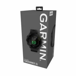 Garmin | Forerunner 55 Running Watch - Black -True Motion Sales Store 0100256200 garmin forerunner55 package