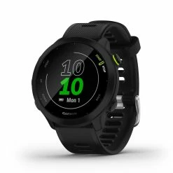Garmin | Forerunner 55 Running Watch - Black -True Motion Sales Store 0100256200 garmin forerunner55 time