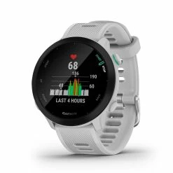 Garmin | Forerunner 55 Running Watch - Whitestone -True Motion Sales Store 0100256201 garmin forerunner55 stats
