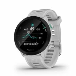 Garmin | Forerunner 55 Running Watch - Whitestone -True Motion Sales Store 0100256201 garmin forerunner55 tracker