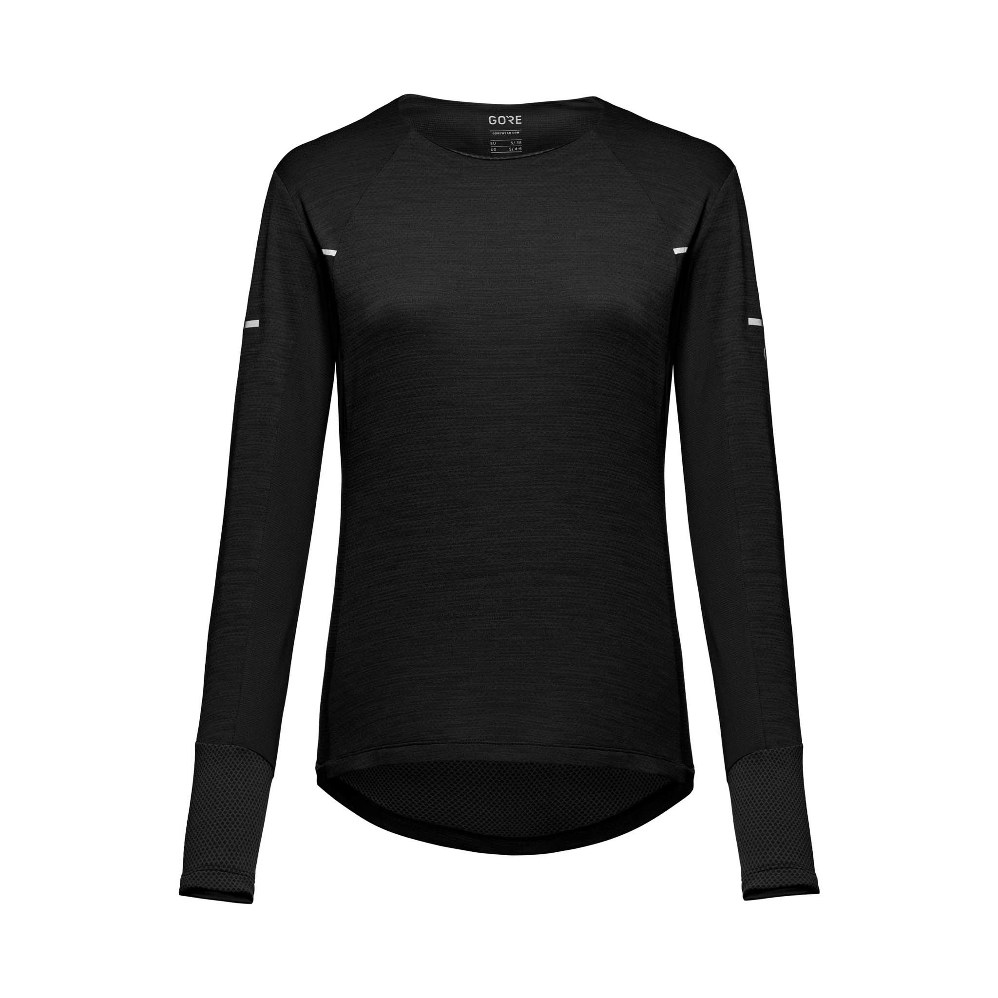 Gore Wear GORE® Wear | Women's Vivid LS Shirt - Black 3 Gore Wear GORE® Wear | Women's Vivid LS Shirt - Black