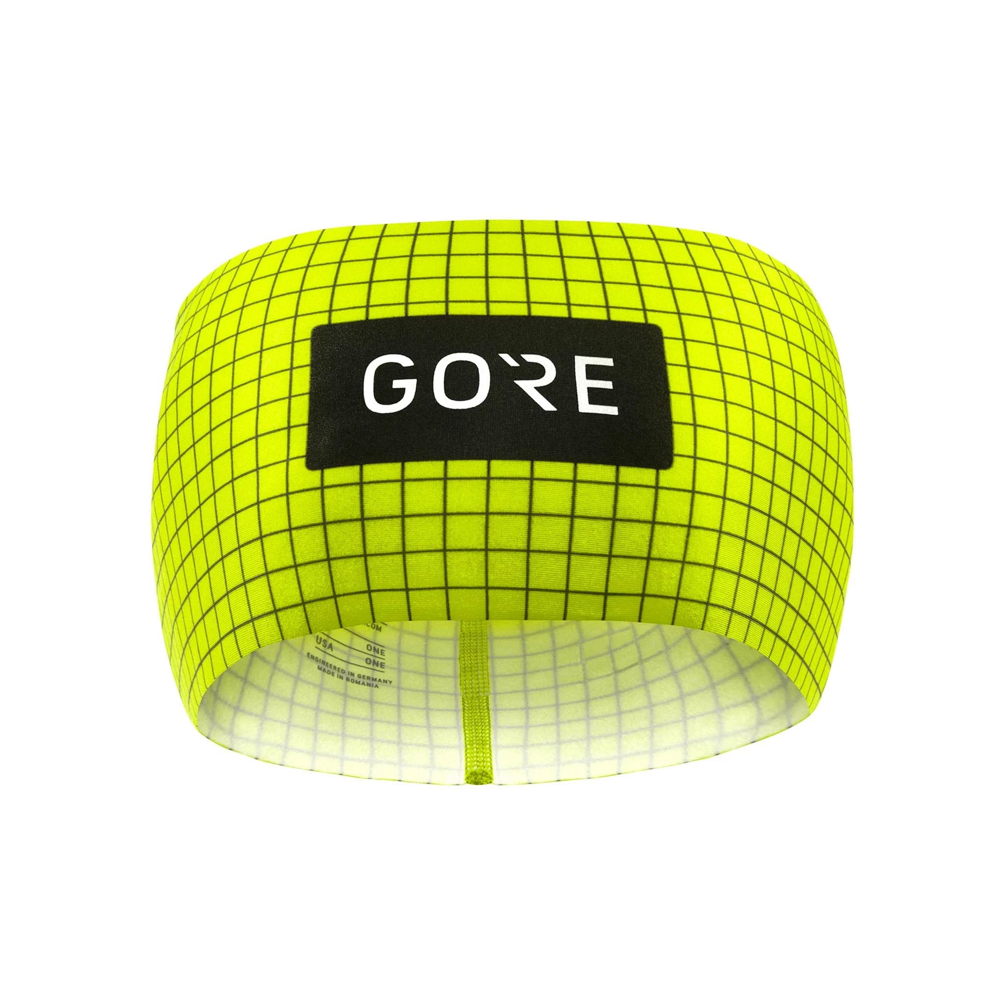 Gore Wear GORE® Wear | Unisex Grid Headband - Neon Yellow 3 Gore Wear GORE® Wear | Unisex Grid Headband - Neon Yellow
