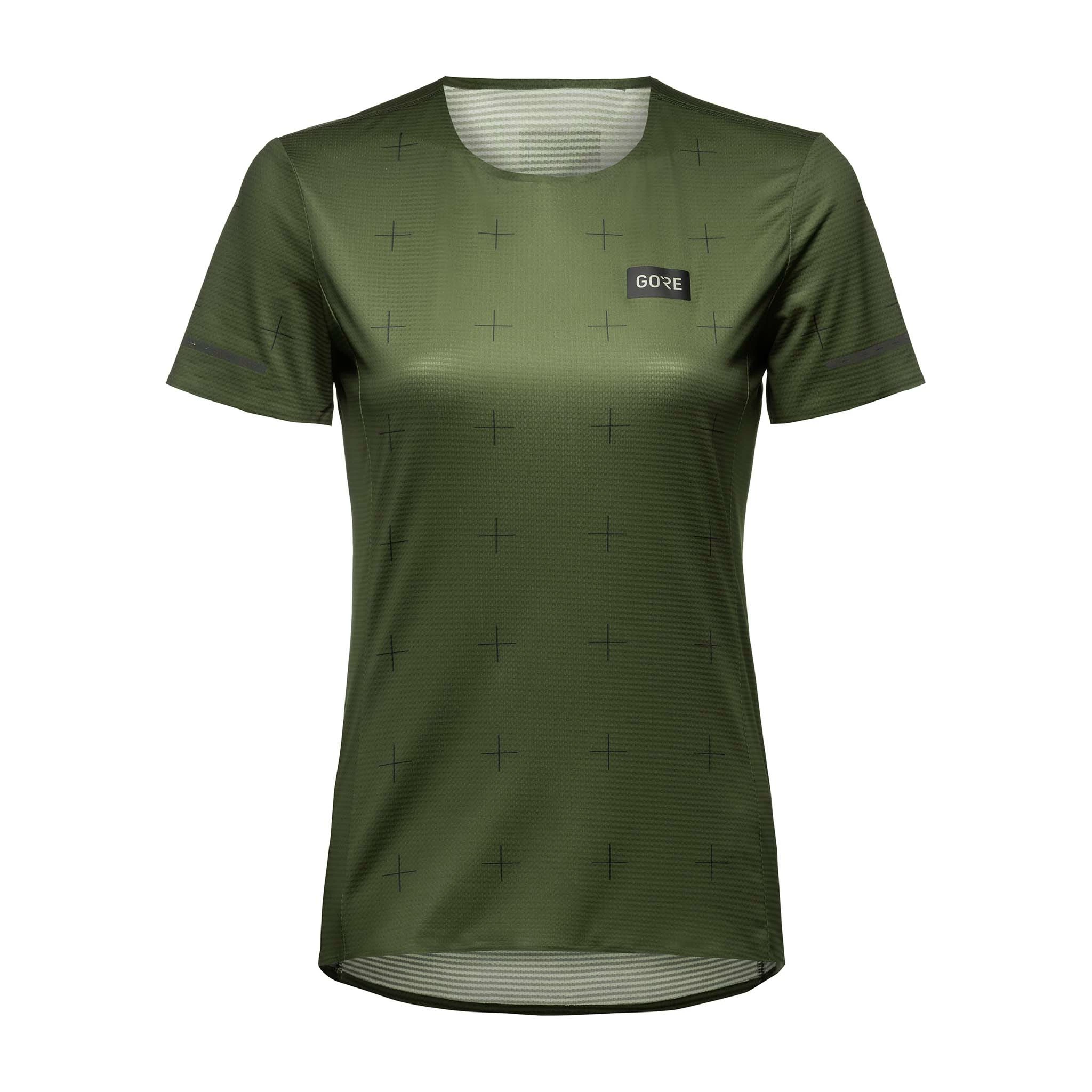 Gore Wear GORE® Wear | Women's Contest Daily Tee - Utility Green 3 Gore Wear GORE® Wear | Women's Contest Daily Tee - Utility Green