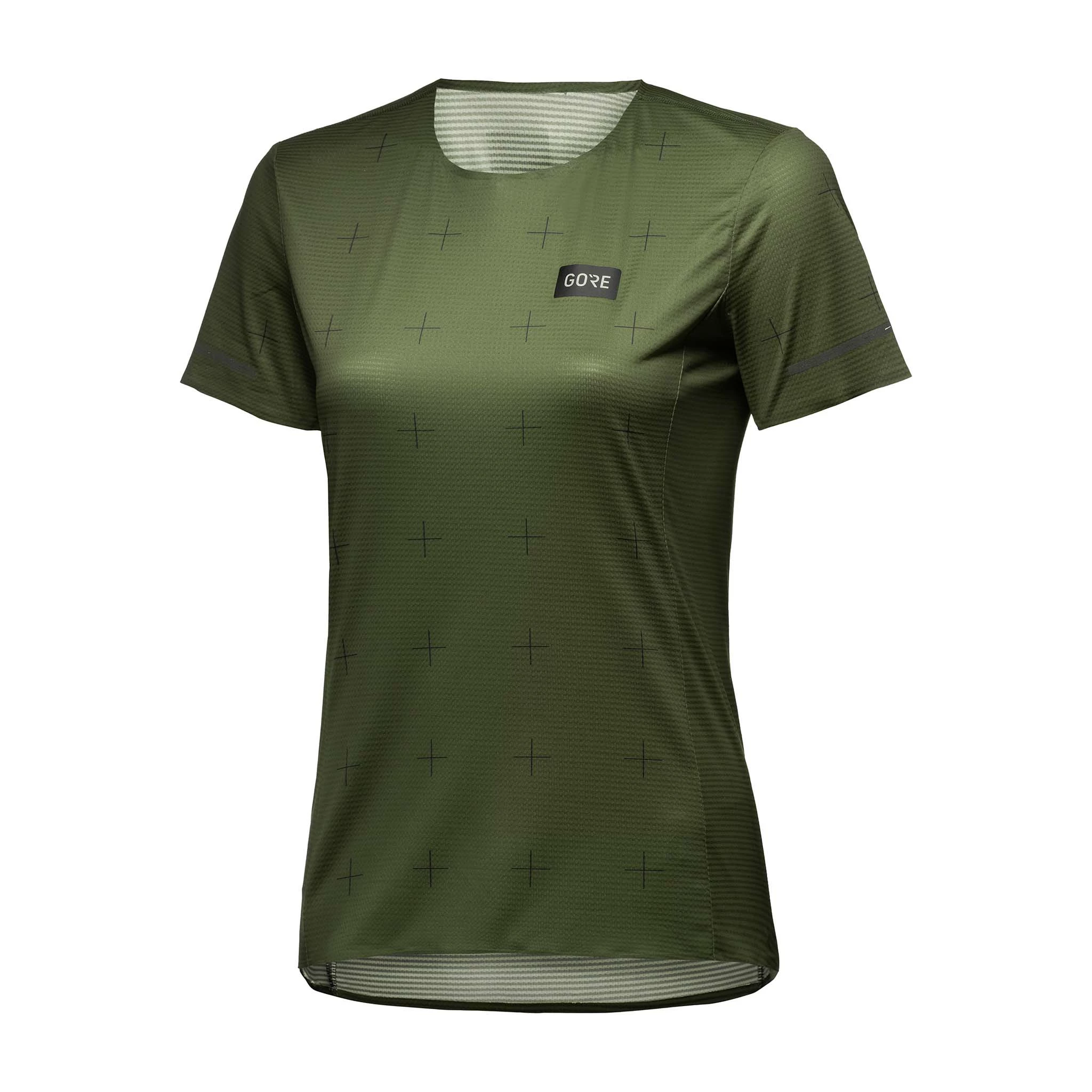 Gore Wear GORE® Wear | Women's Contest Daily Tee - Utility Green 4 Gore Wear GORE® Wear | Women's Contest Daily Tee - Utility Green - Image 2