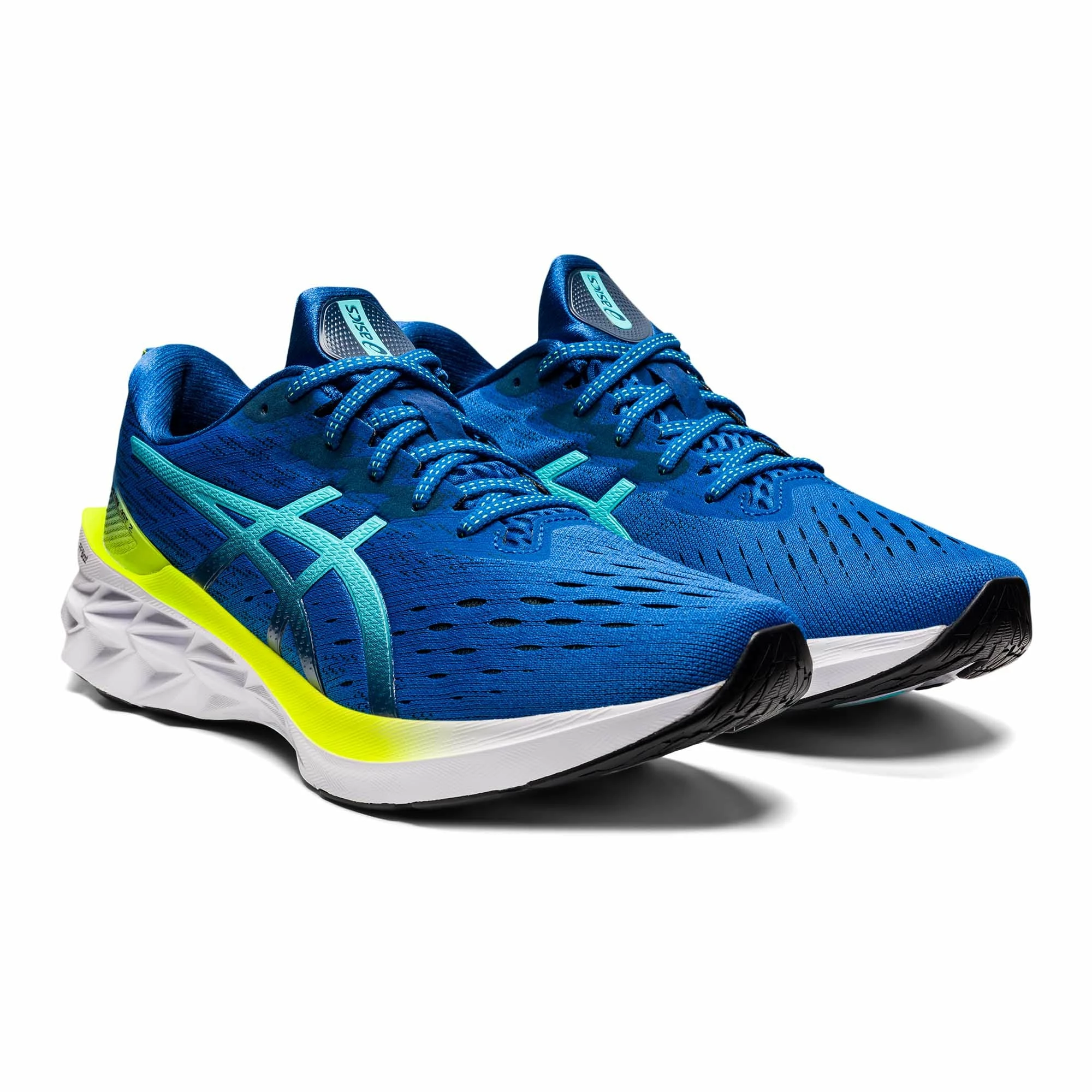Asics | Men's Novablast 2 Running Shoes - Lake Drive 4 Asics | Men's Novablast 2 Running Shoes - Lake Drive - Image 2