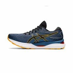 Asics | Men's Gel-Nimbus 24 Running Shoes - Azure 10 Asics | Men's Gel-Nimbus 24 Running Shoes - Azure -True Motion Sales Store 1011B359 403 M asics gel nimbus24 side