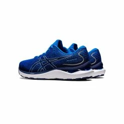 Asics | Men's Gel-Cumulus 24 Running Shoes - Electric Blue 11 Asics | Men's Gel-Cumulus 24 Running Shoes - Electric Blue -True Motion Sales Store 1011B366 400 M Asics Gel Cumulus24 backside