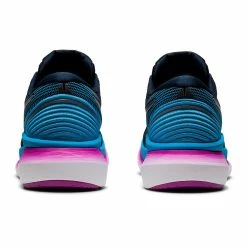 Asics | Women's Glideride 2 Running Shoes - French Blue 11 Asics | Women's Glideride 2 Running Shoes - French Blue -True Motion Sales Store 1012A890400 F asics glideride2 back