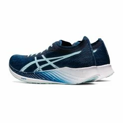 Asics | Women's Magic Speed Running Shoes - Mako Blue -True Motion Sales Store 1012A895400 F asics magicspeed backangle
