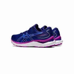 Asics | Women's Gel-Cumulus 24 Running Shoes - Dive Blue -True Motion Sales Store 1012B206 400 W Asics Gel Cumulus24 backside