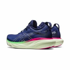 Asics | Women's Gel-Nimbus 25 Running Shoes - Indigo Blue 12 Asics | Women's Gel-Nimbus 25 Running Shoes - Indigo Blue -True Motion Sales Store 1012B356 400 W Asics Gel Nimbus25 backside
