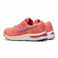 Asics | Kids' Gel-Cumulus 24 GS Running Shoes - Papaya 12 Asics | Kids' Gel-Cumulus 24 GS Running Shoes - Papaya -True Motion Sales Store 1014A270 700 U Asics Kids Gel Cumulus24GS frontside