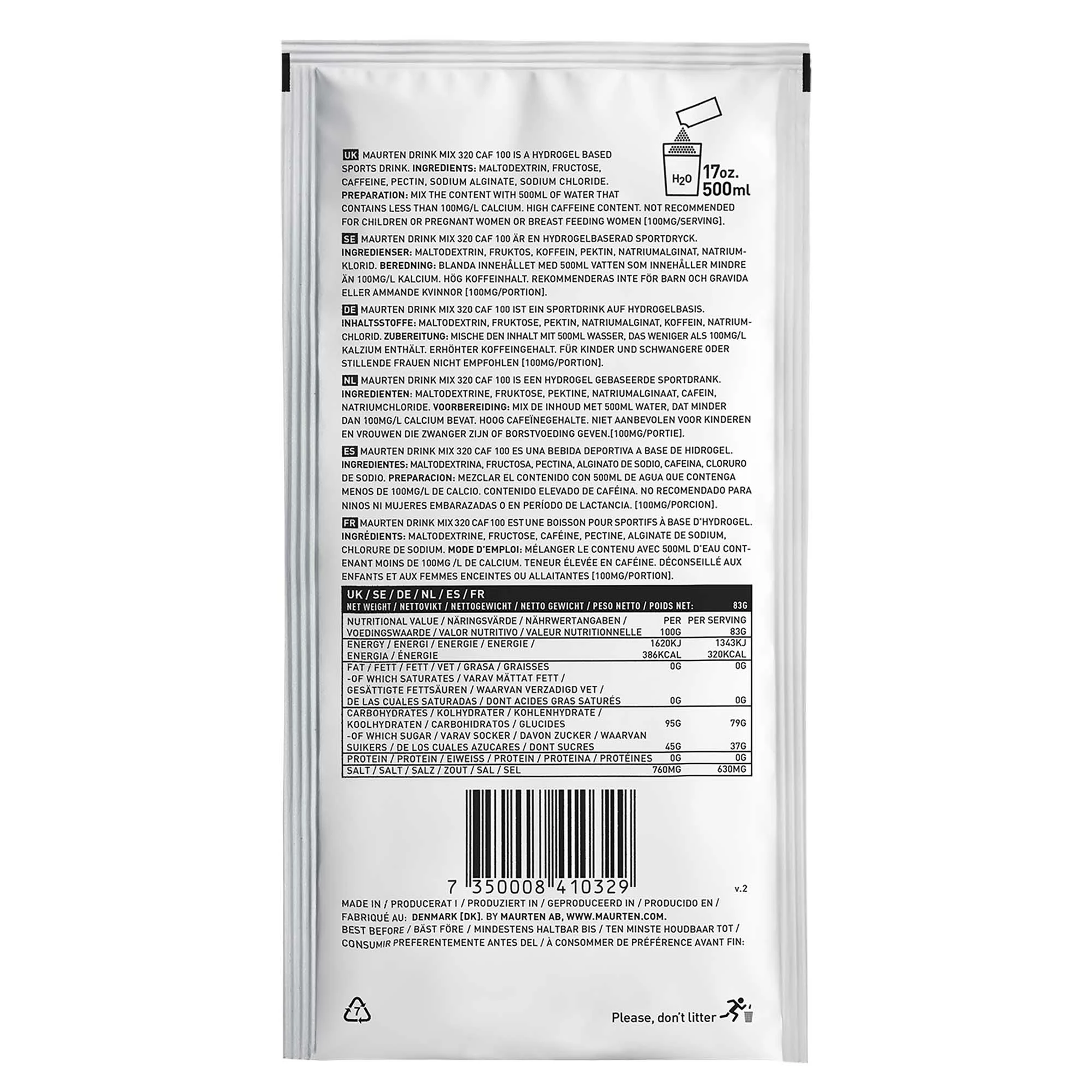 Maurten | Drink Mix 320 Caf 100 - 14 Servings 6 Maurten | Drink Mix 320 Caf 100 - 14 Servings - Image 4