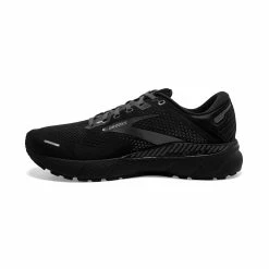 Brooks | Men's Adrenaline GTS 22 Running Shoes - All Black 10 Brooks | Men's Adrenaline GTS 22 Running Shoes - All Black -True Motion Sales Store 1103661D020 M brooks adrenalinegts22 left