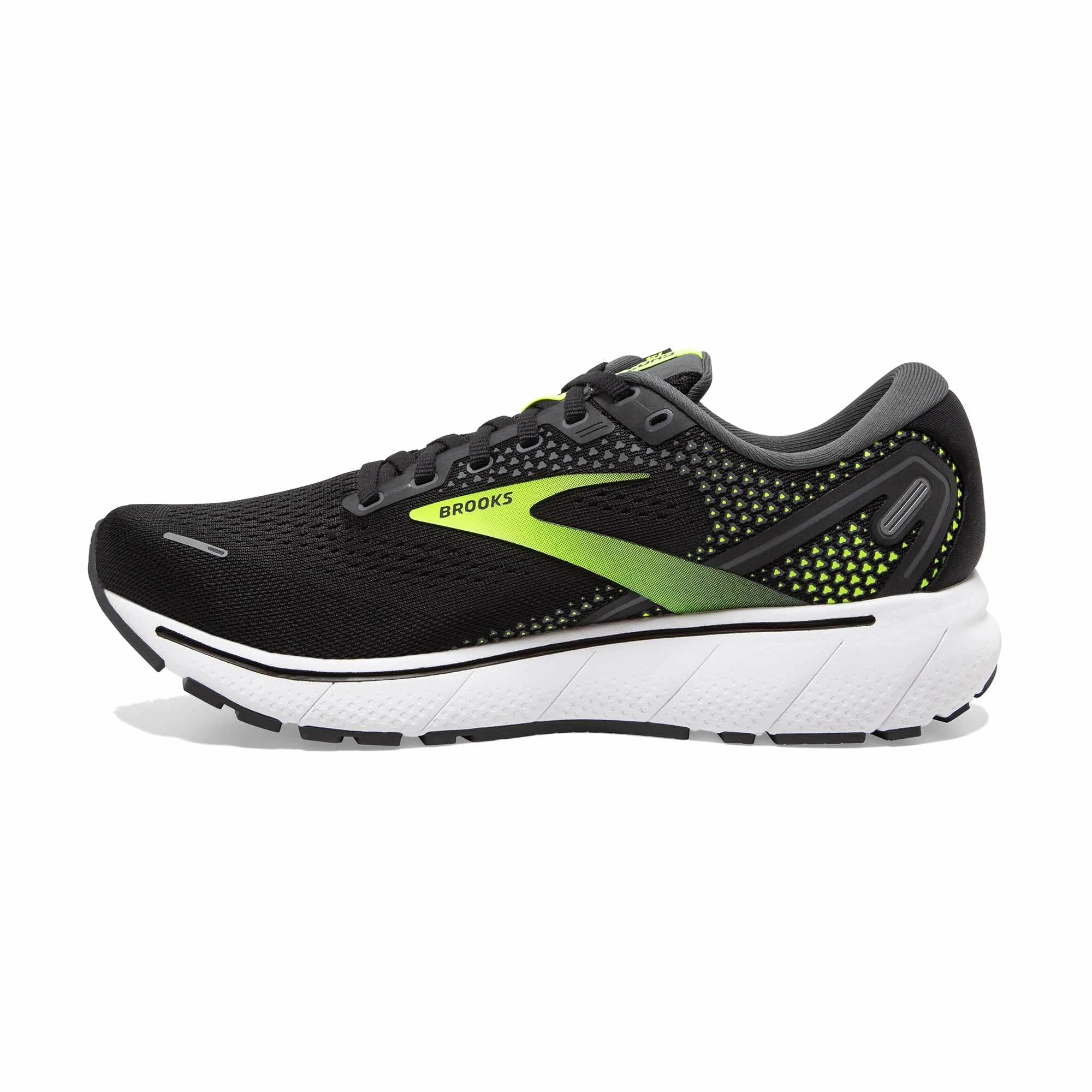 Brooks | Men's Ghost 14 2E Running Shoes - Black 5 Brooks | Men's Ghost 14 2E Running Shoes - Black - Image 3