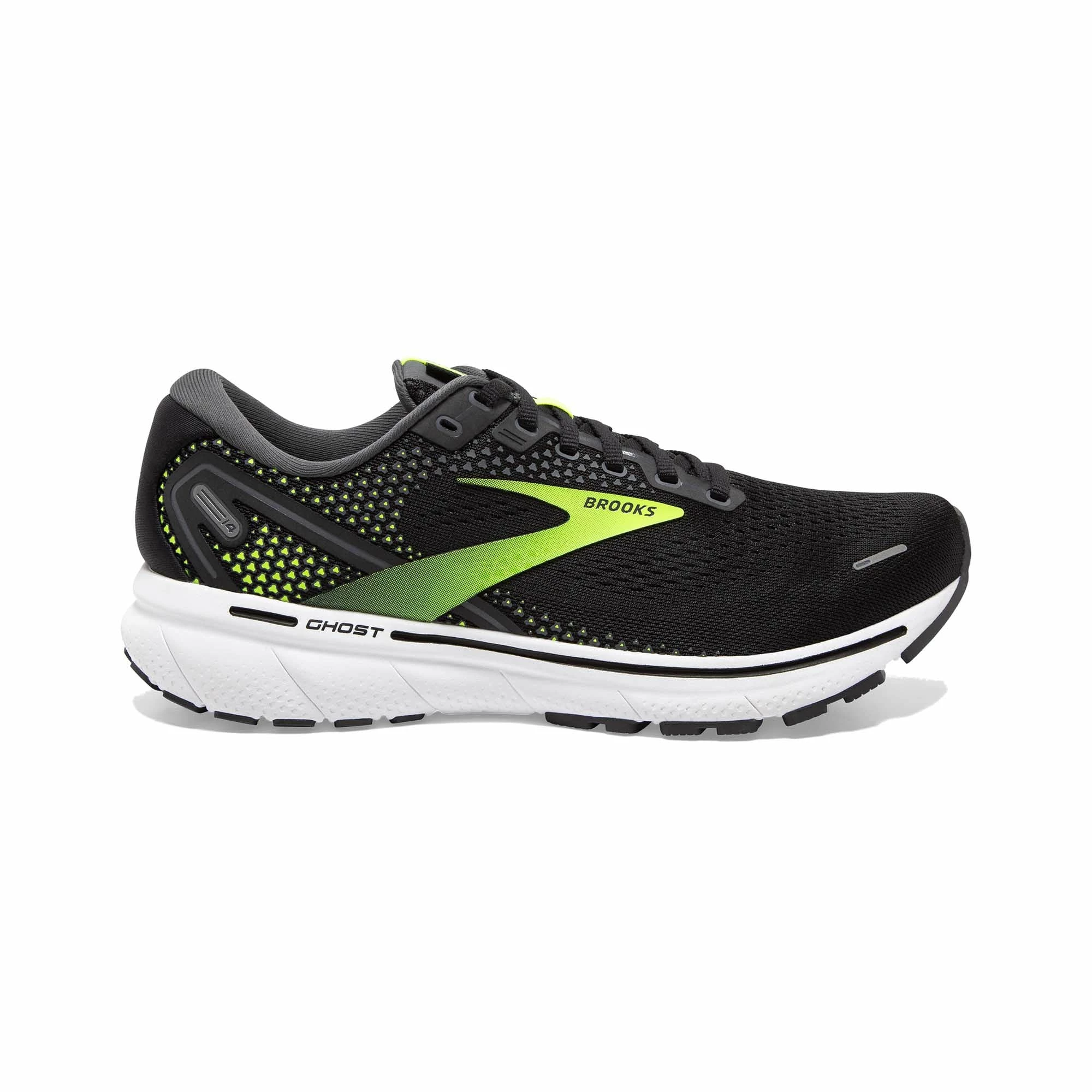 Brooks | Men's Ghost 14 2E Running Shoes - Black 3 Brooks | Men's Ghost 14 2E Running Shoes - Black