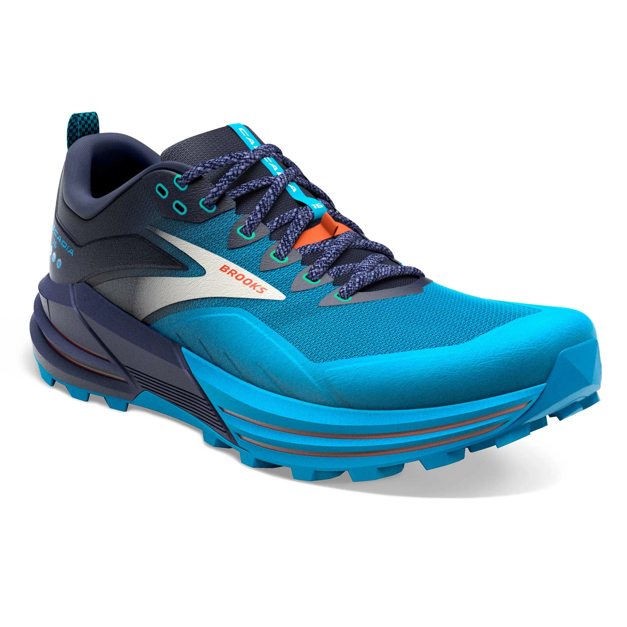 Brooks | Men's Cascadia 16 Running Shoes - Peacoat 4 Brooks | Men's Cascadia 16 Running Shoes - Peacoat - Image 2