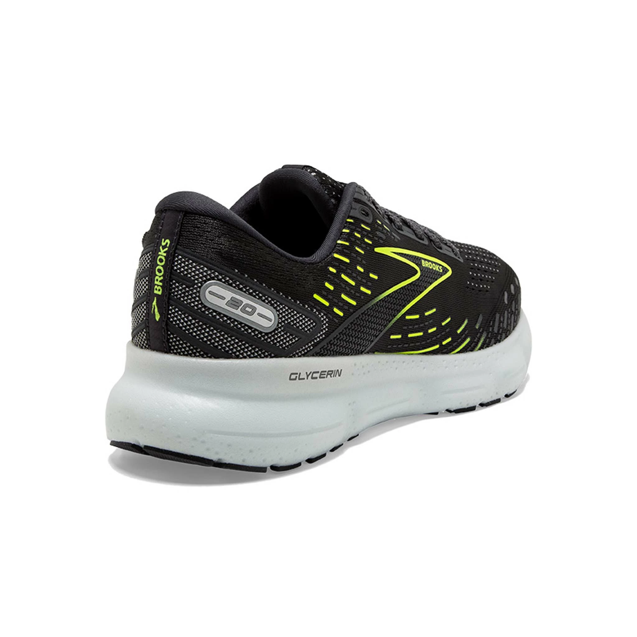 Brooks | Men's Glycerin 20 Running Shoes - Ebony 5 Brooks | Men's Glycerin 20 Running Shoes - Ebony - Image 3