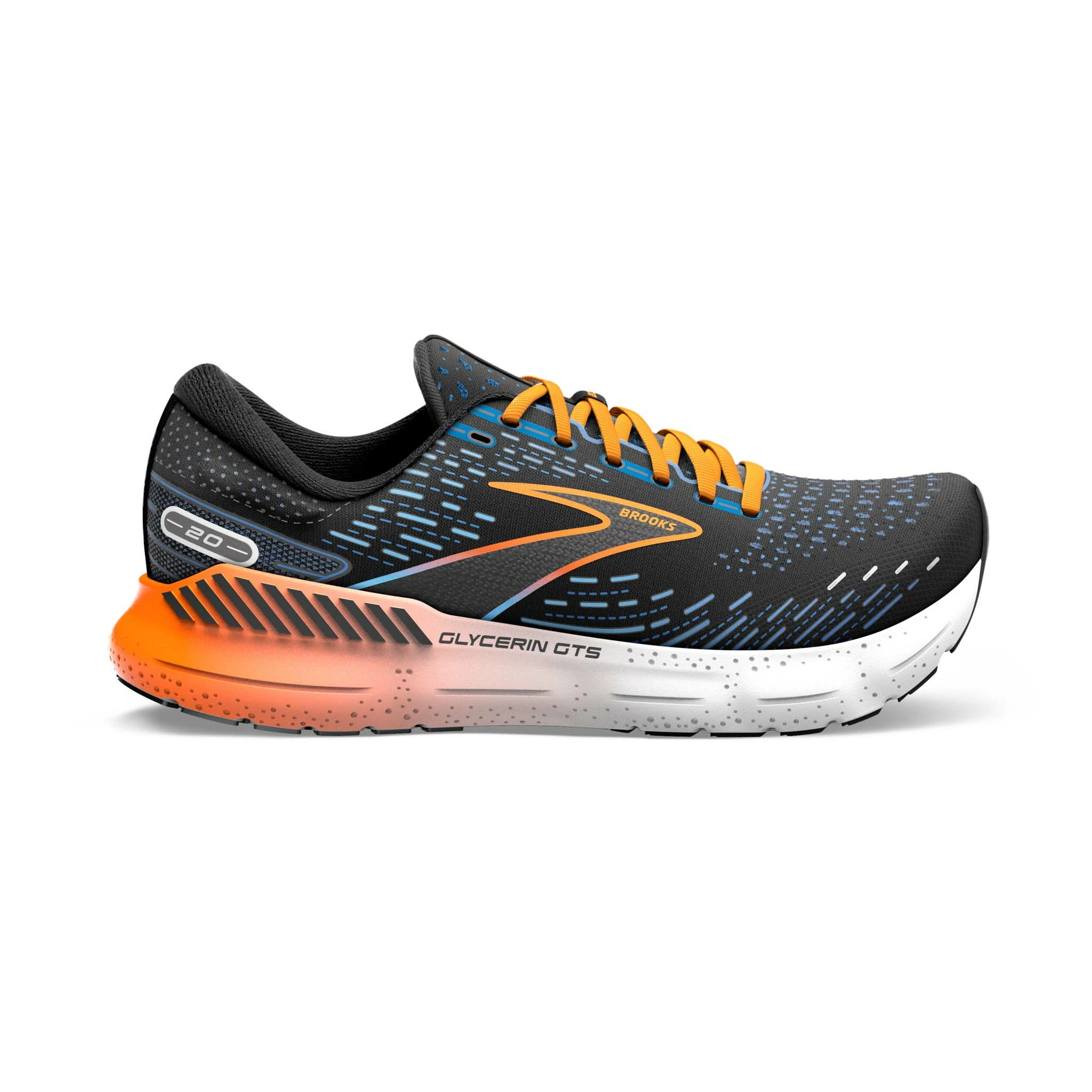 Brooks | Men's Glycerin GTS 20 Running Shoes - Black 3 Brooks | Men's Glycerin GTS 20 Running Shoes - Black