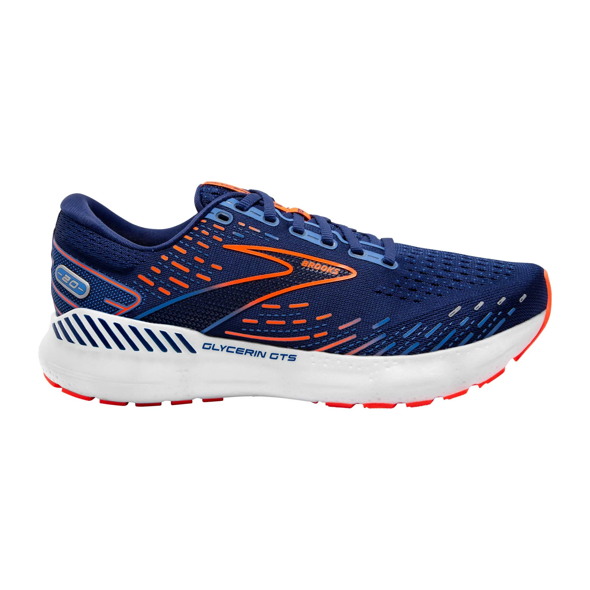 Brooks | Men's Glycerin GTS 20 Running Shoes - Blue Depths 3 Brooks | Men's Glycerin GTS 20 Running Shoes - Blue Depths
