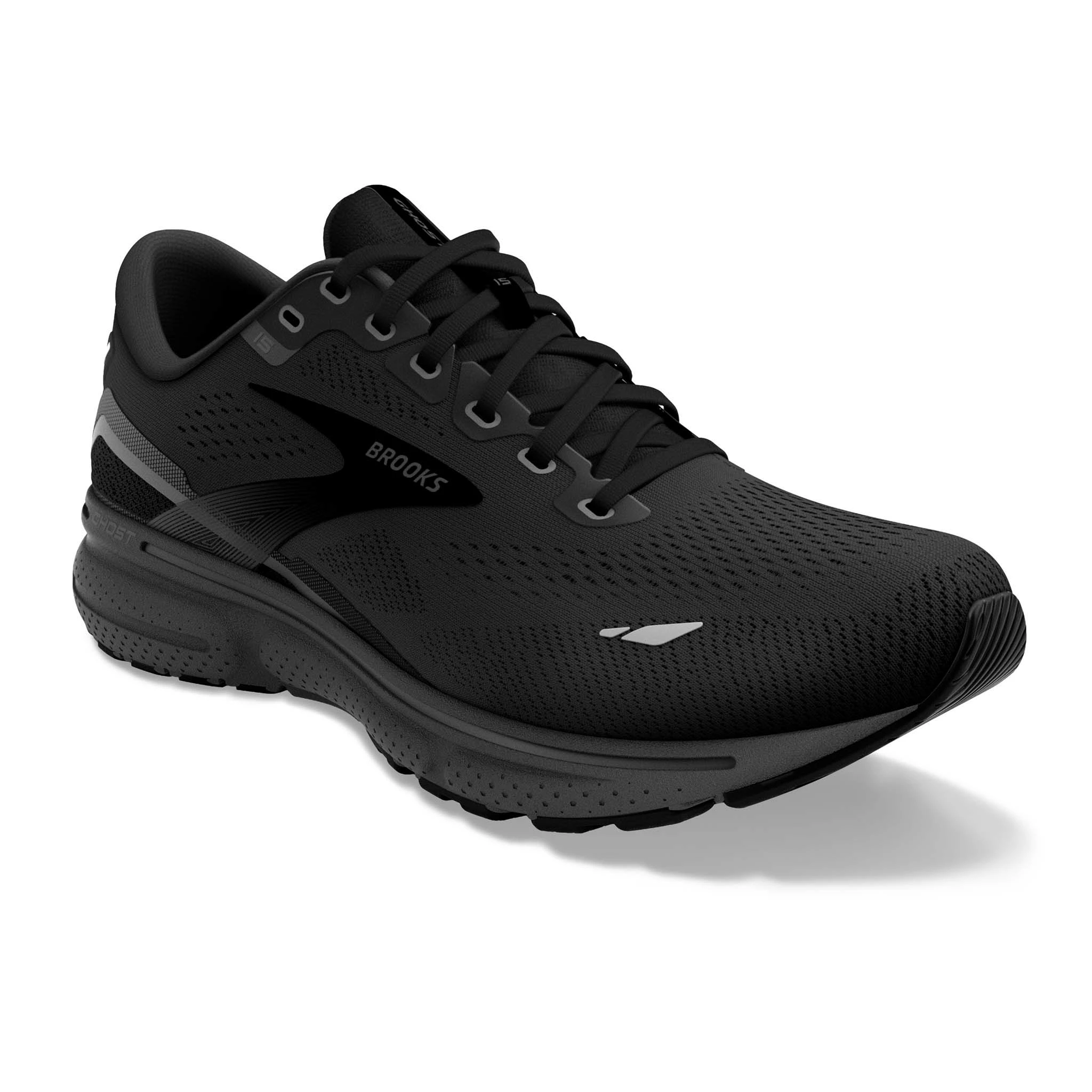 Brooks | Men's Ghost 15 Running Shoes - Black 4 Brooks | Men's Ghost 15 Running Shoes - Black - Image 2