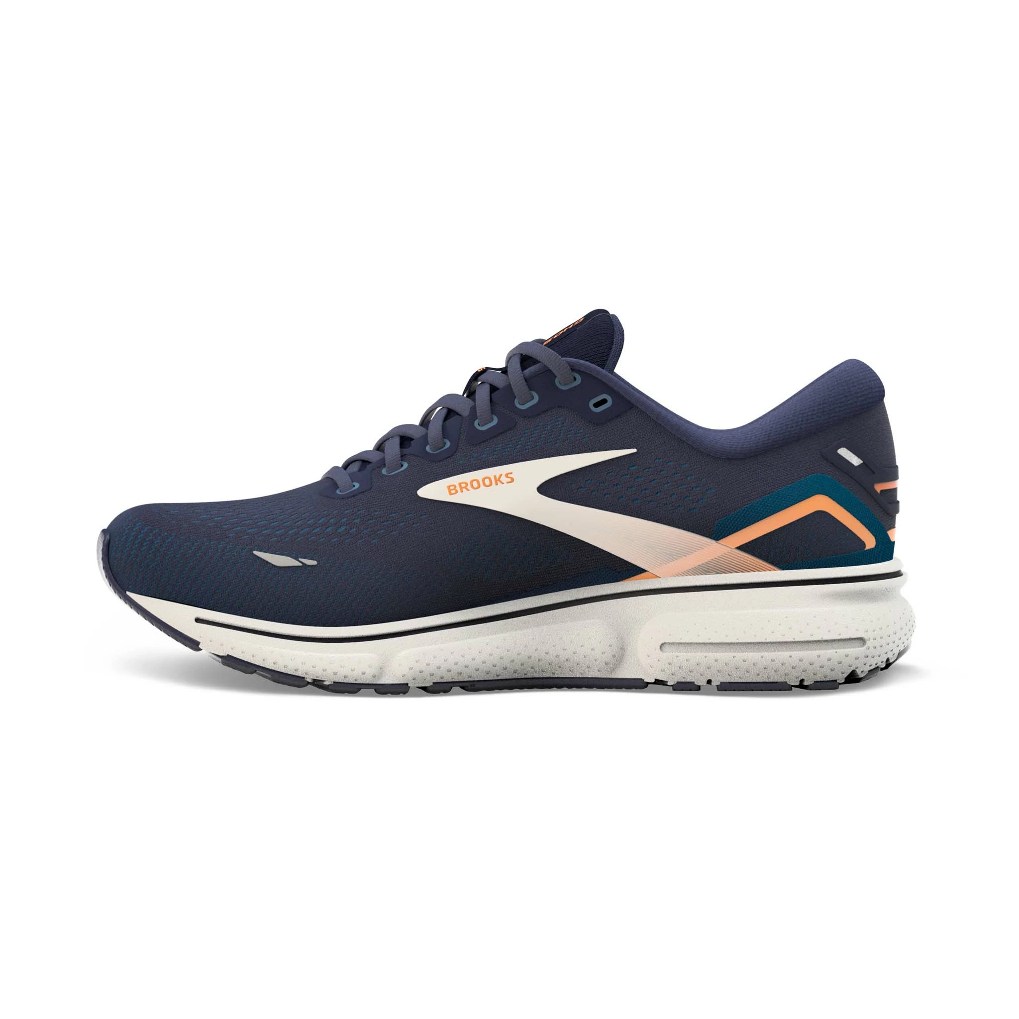 Brooks | Men's Ghost 15 2E Running Shoes - Peacoat 6 Brooks | Men's Ghost 15 2E Running Shoes - Peacoat - Image 4