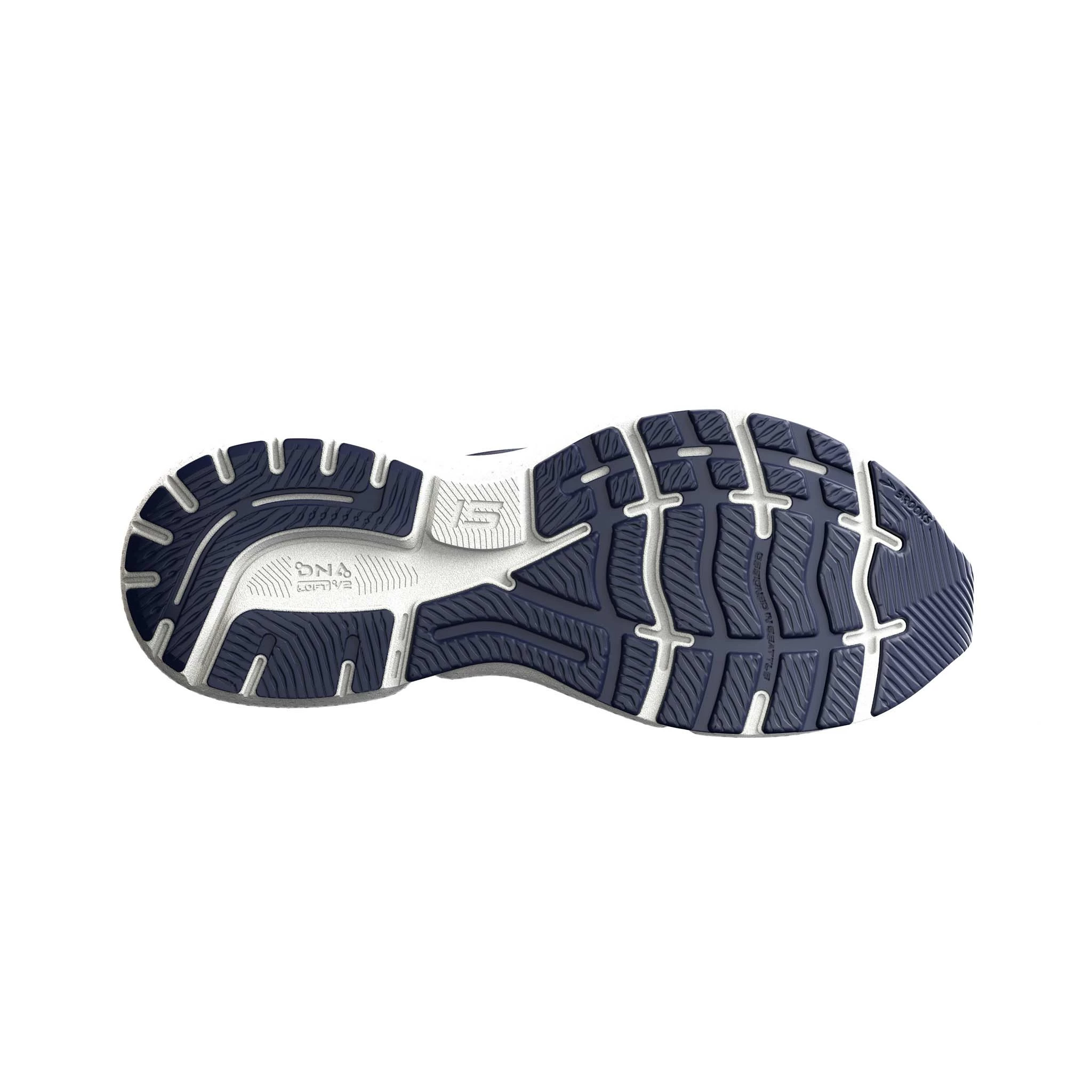 Brooks | Men's Ghost 15 2E Running Shoes - Peacoat 8 Brooks | Men's Ghost 15 2E Running Shoes - Peacoat - Image 6