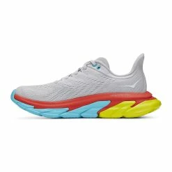 Hoka One One Hoka | Men's Clifton Edge Running Shoes - Lunar Rock 11 Hoka One One Hoka | Men's Clifton Edge Running Shoes - Lunar Rock -True Motion Sales Store 1110510LRWH M hoka cliftonedge left