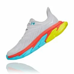 Hoka One One Hoka | Men's Clifton Edge Running Shoes - Lunar Rock 14 Hoka One One Hoka | Men's Clifton Edge Running Shoes - Lunar Rock -True Motion Sales Store 1110510LRWH M hoka cliftonedge leftangle