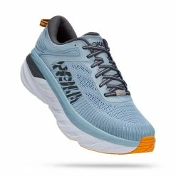 Hoka One One Hoka | Men's Bondi 7 Running Shoes - Blue Fog -True Motion Sales Store 1110518BFCS M hoka bondi7 front