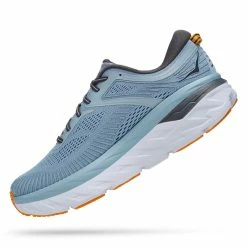 Hoka One One Hoka | Men's Bondi 7 Running Shoes - Blue Fog -True Motion Sales Store 1110518BFCS M hoka bondi7 leftangle