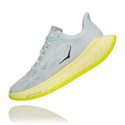 Hoka One One Hoka | Women's Carbon X 2 Running Shoes - Blue Flower -True Motion Sales Store 1113527BFLG F hoka carbonx2 leftangle