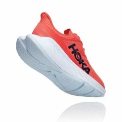 Hoka One One Hoka | Women's Carbon X 2 Running Shoes - Hot Coral 12 Hoka One One Hoka | Women's Carbon X 2 Running Shoes - Hot Coral -True Motion Sales Store 1113527HCBI F hoka carbonx2 back