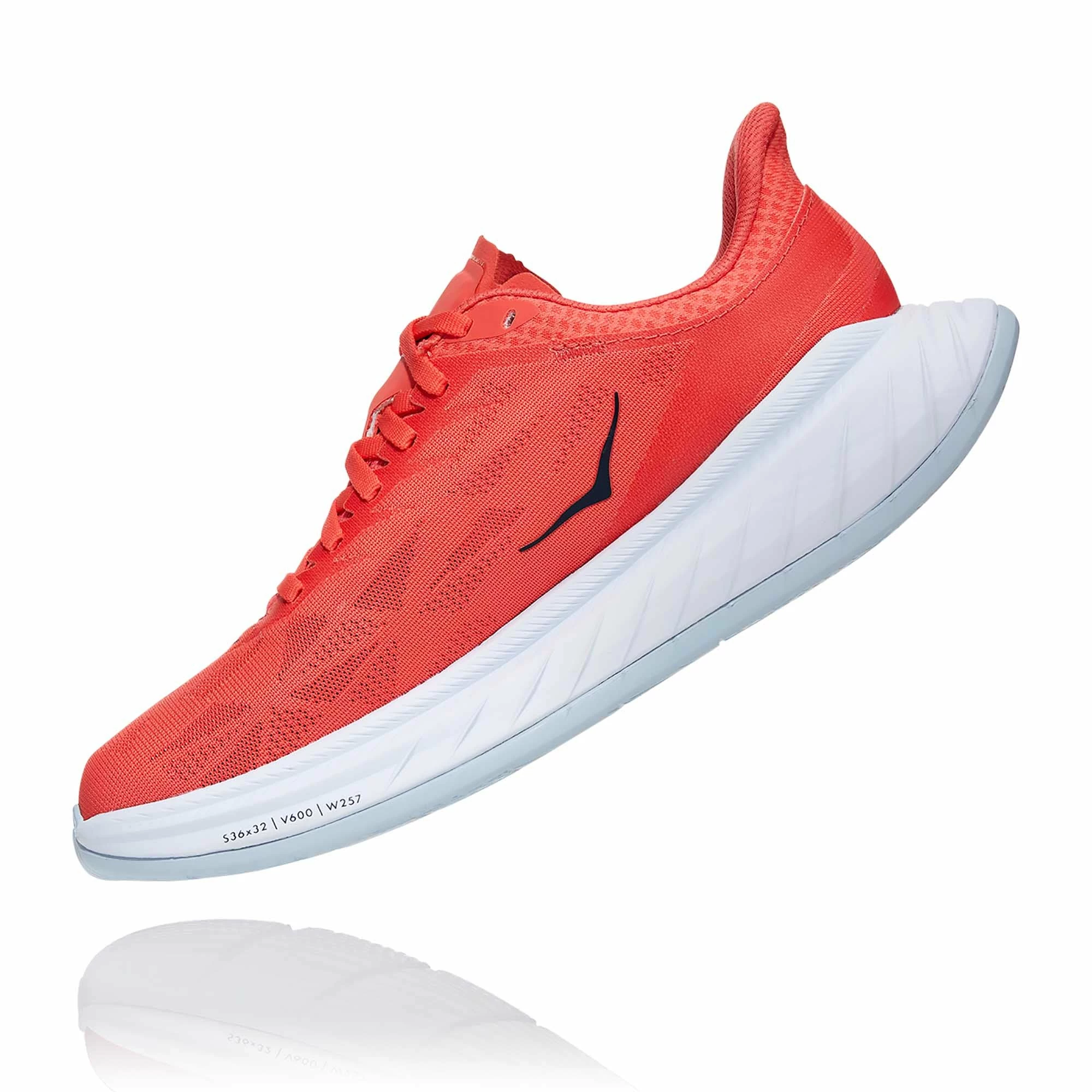 Hoka One One Hoka | Women's Carbon X 2 Running Shoes - Hot Coral 7 Hoka One One Hoka | Women's Carbon X 2 Running Shoes - Hot Coral - Image 5