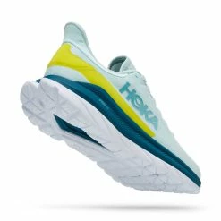 Hoka One One Hoka | Men's Mach 4 Running Shoes - Blue Glass 13 Hoka One One Hoka | Men's Mach 4 Running Shoes - Blue Glass -True Motion Sales Store 1113528BGEPR M hoka mach4 back