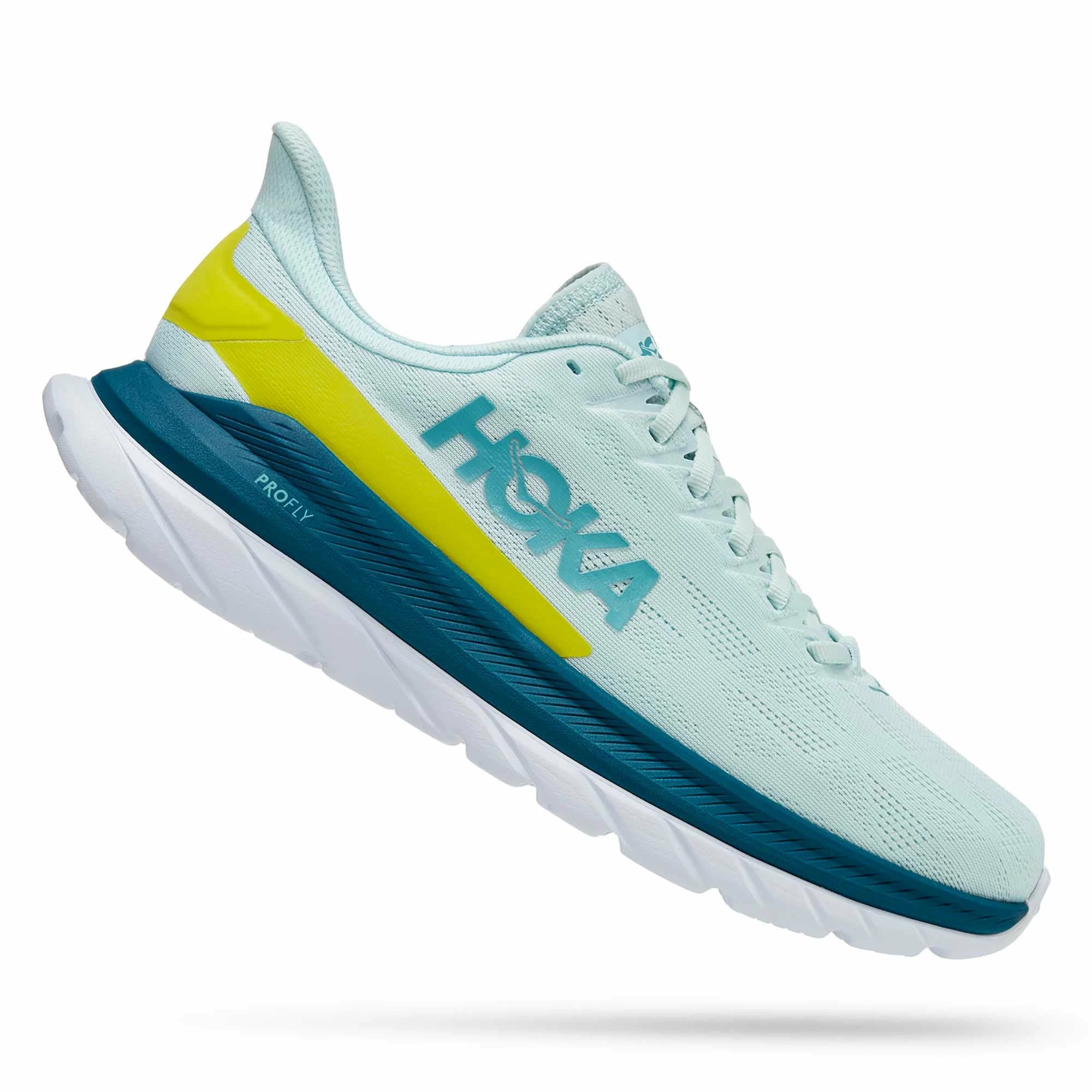 Hoka One One Hoka | Men's Mach 4 Running Shoes - Blue Glass 5 Hoka One One Hoka | Men's Mach 4 Running Shoes - Blue Glass - Image 3
