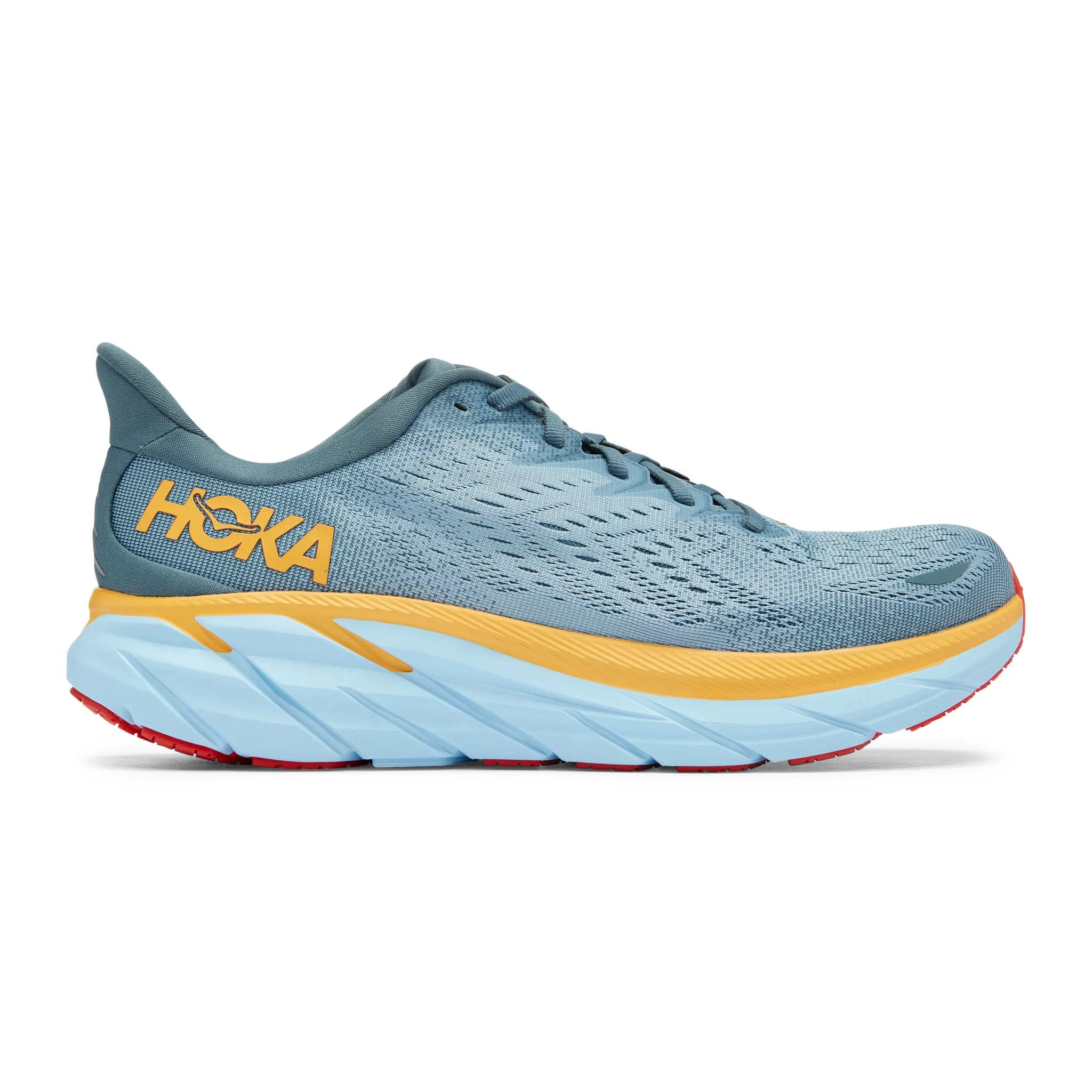 Hoka One One Hoka | Men's Clifton 8 Wide Running Shoes - Goblin Blue 3 Hoka One One Hoka | Men's Clifton 8 Wide Running Shoes - Goblin Blue