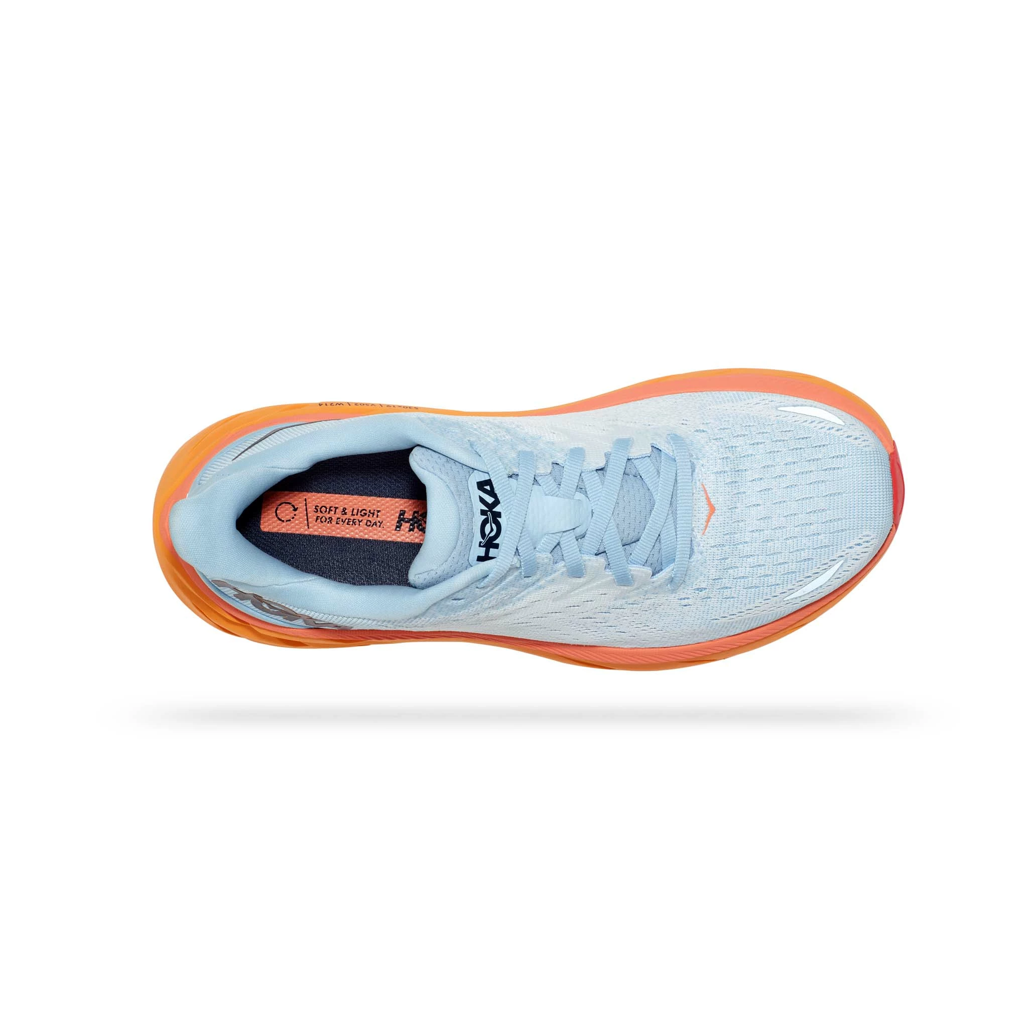 Hoka One One Hoka | Women's Clifton 8 Wide Running Shoes - Summer Song 8 Hoka One One Hoka | Women's Clifton 8 Wide Running Shoes - Summer Song - Image 6