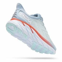 Hoka One One Hoka | Women's Clifton 8 Running Shoes - Blue Fog -True Motion Sales Store 1119394BFPA F hoka clifton8 back