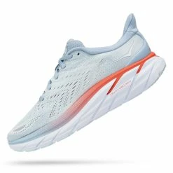 Hoka One One Hoka | Women's Clifton 8 Running Shoes - Blue Fog -True Motion Sales Store 1119394BFPA F hoka clifton8 leftangle