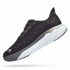 Hoka One One Hoka | Women's Arahi 6 Wide Running Shoes -True Motion Sales Store 1123195BWHT F hoka arahi6 leftangle 14f9275a e068 47b7 86cb 06dc5a7bb289
