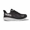 Hoka One One Hoka | Women's Clifton 9 Wide Running Shoes - Black -True Motion Sales Store 1132211 BWHT W Hoka Clifton9 side2