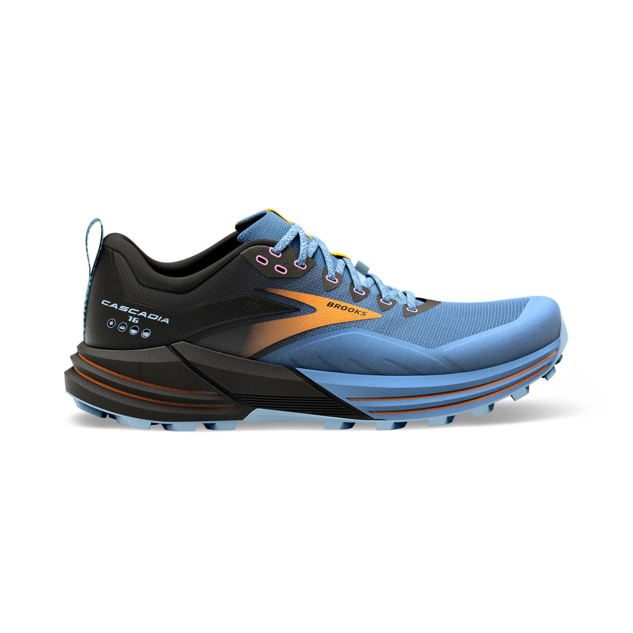 Brooks | Women's Cascadia 16 Running Shoes - Blue 3 Brooks | Women's Cascadia 16 Running Shoes - Blue