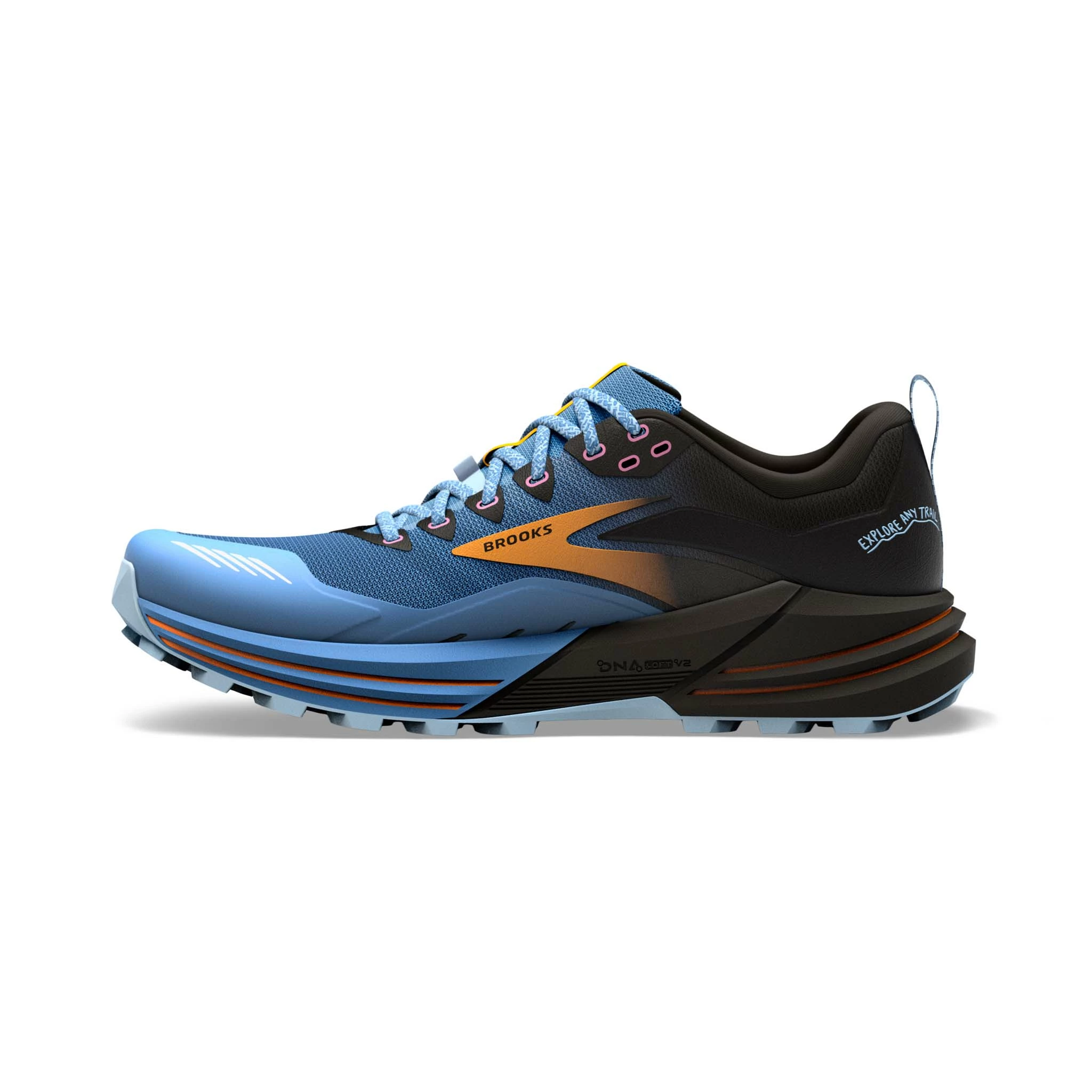Brooks | Women's Cascadia 16 Running Shoes - Blue 6 Brooks | Women's Cascadia 16 Running Shoes - Blue - Image 4
