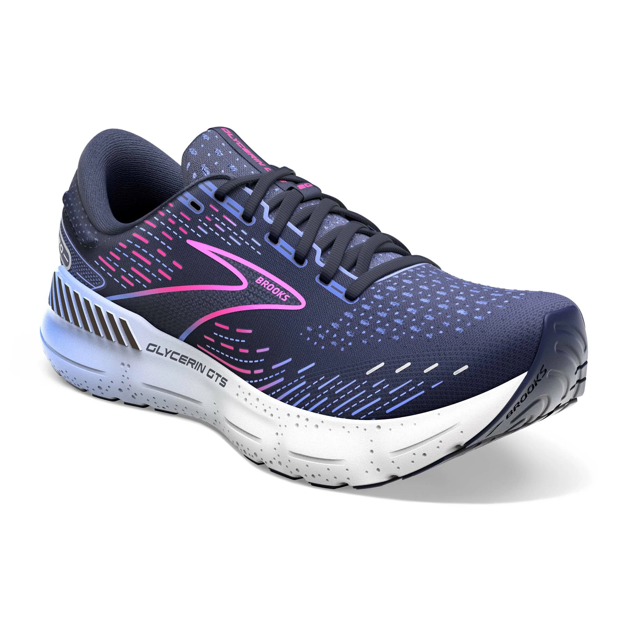 Brooks | Women's Glycerin GTS 20 Running Shoes - Peacoat 4 Brooks | Women's Glycerin GTS 20 Running Shoes - Peacoat - Image 2