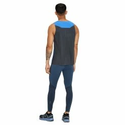 On | Men's Performance Tights - Navy 11 On | Men's Performance Tights - Navy -True Motion Sales Store 1MD10130856 M On PerformanceTights backfullbody