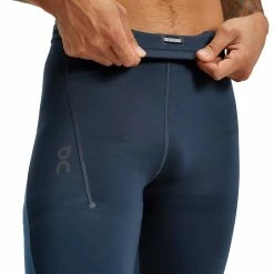 On | Men's Performance Tights - Navy 13 On | Men's Performance Tights - Navy -True Motion Sales Store 1MD10130856 M On PerformanceTights detail