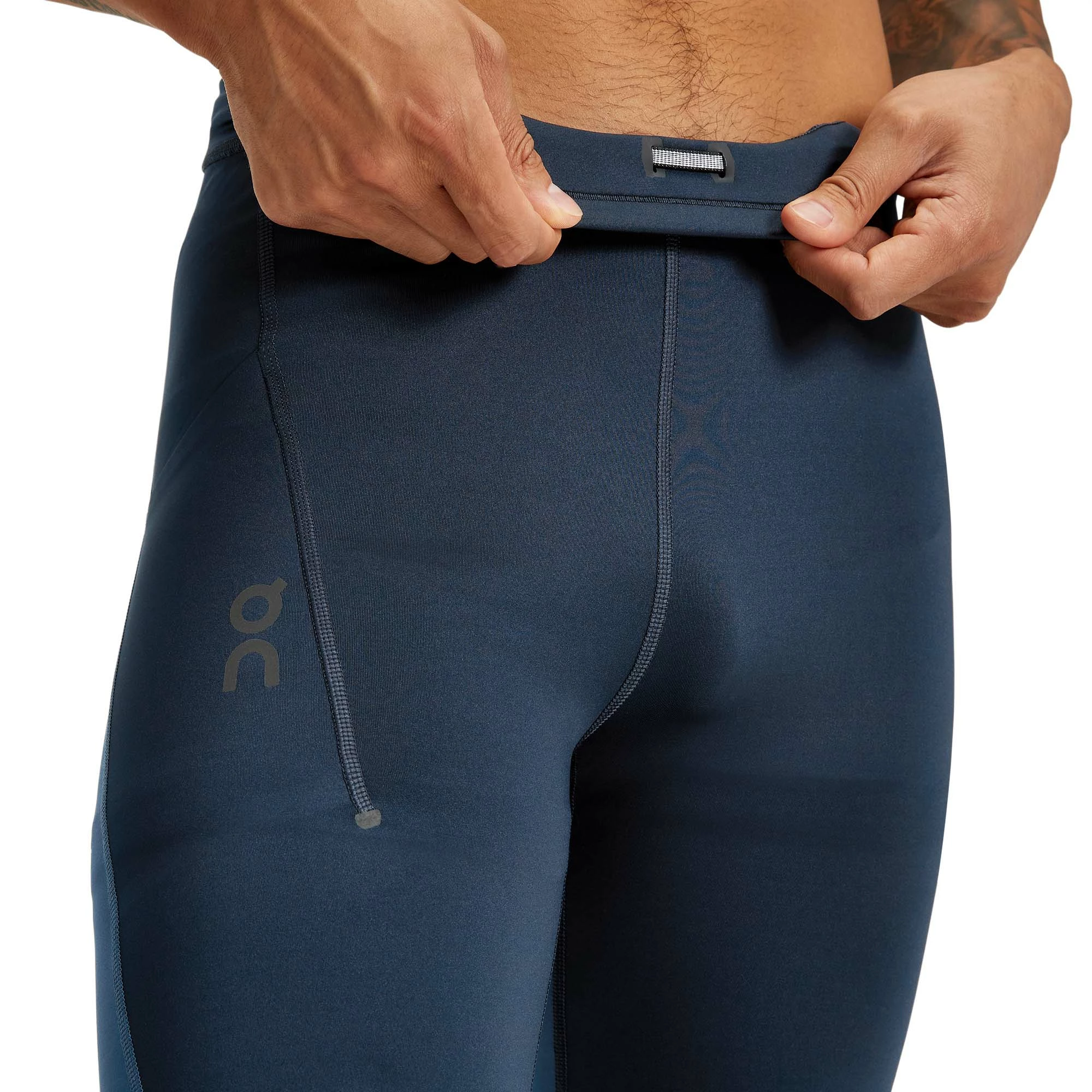 On | Men's Performance Tights - Navy 8 On | Men's Performance Tights - Navy - Image 6