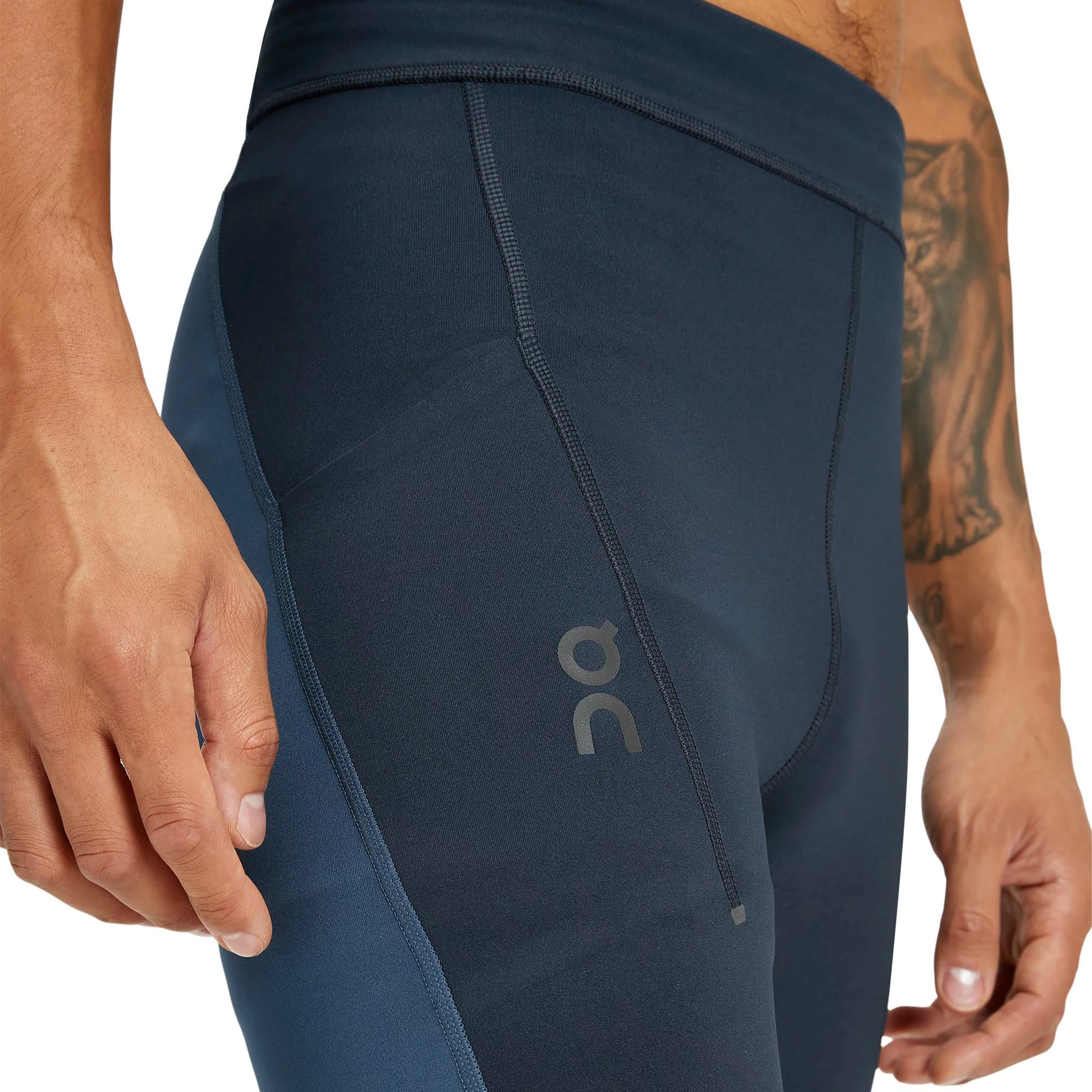 On | Men's Performance Tights - Navy 7 On | Men's Performance Tights - Navy - Image 5